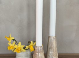 H&oslash;je lysestager