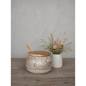 Krukke m. l�g, Caf� Latte 