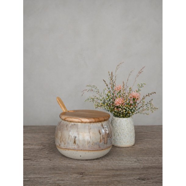 Krukke m. l�g, Caf� Latte 