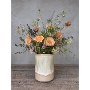 Vase, mellem, Oliven