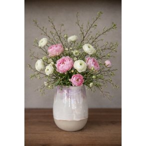 Stor vase, Peach Melba