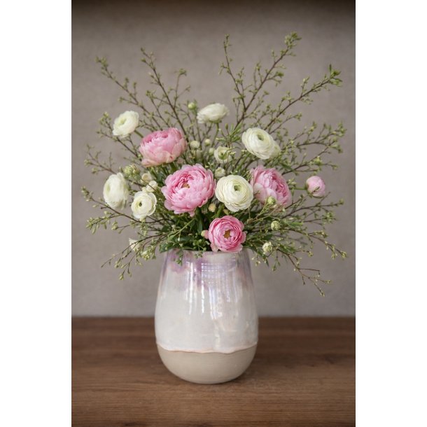 Stor vase, Peach Melba