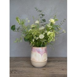 Vase, mellem, Peach Melba