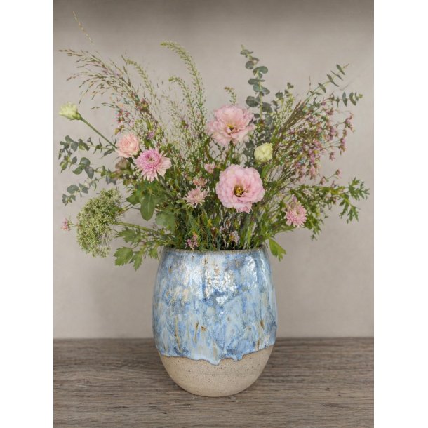 Stor vase, Bl�musling