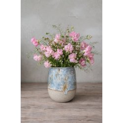Vase, mellem, Bl�musling