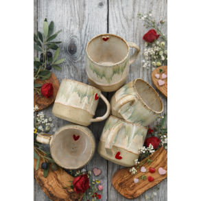 Valentines krus - Oliven &hearts;️