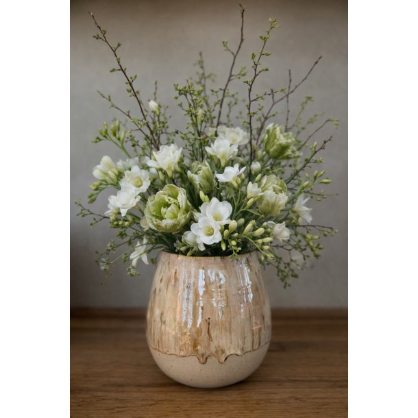 Stor vase, Caf� Latte