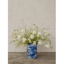 Vase, mellem, Bl�plettet