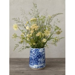 Vase, mellem, Bl�plettet