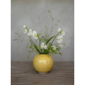 Vase, mellem, Karrygul