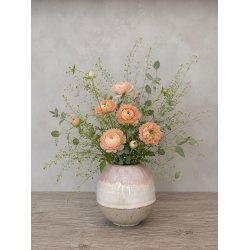 Vase, mellem, Peach Melba