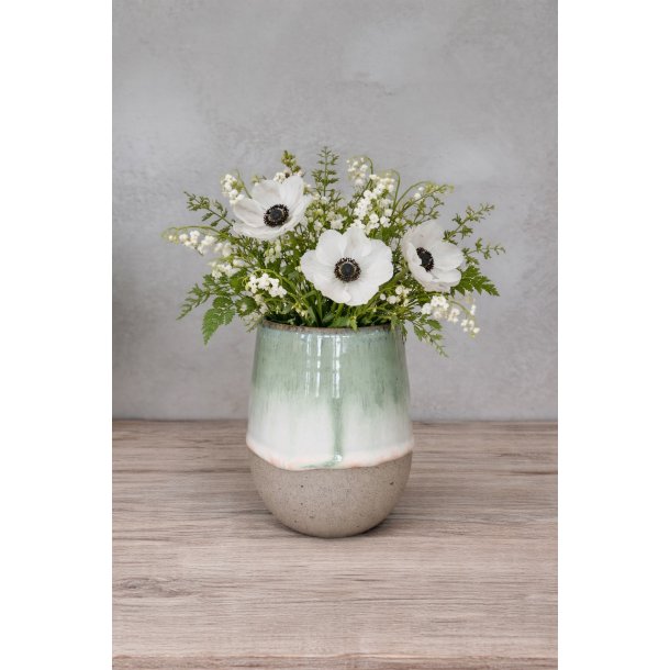 Vase, mellem, Anemone