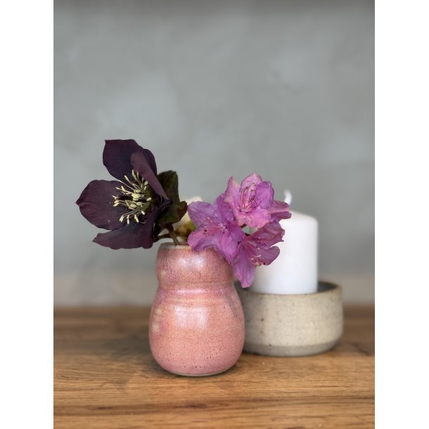 Minivase, Rosa (Flere former)