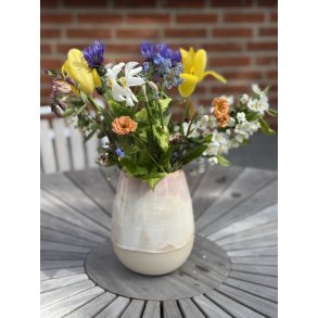 Stor vase, Peach Melba