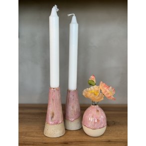 Lysestager h�j, S�t m. 2 - Jordb�rsorbet