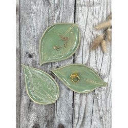 Smykkefad, porceln, Grn