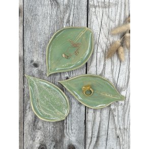 Smykkefad, porceln, Grn