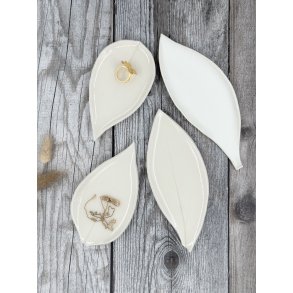 Smykkefad, porceln, Hvid