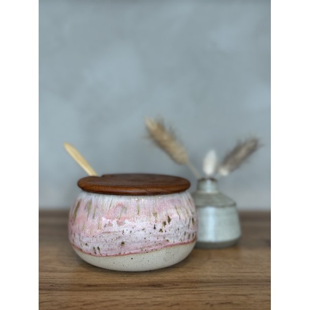 Krukke m. lg, Daggry (med hul til ske)