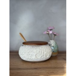 Krukke m. lg, Hjertemusling (med hul til ske)