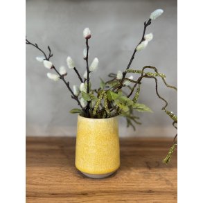 Vase, mellem, Karrygul