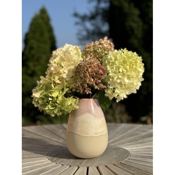 Stor vase, Peach Melba