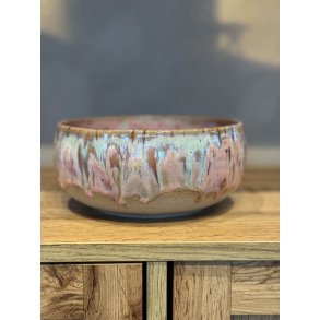 Sk�l, mellem, Jordb�rsorbet/gr�n