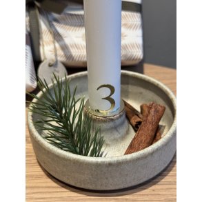 Adventstal - Guld og Sort (4-pak)