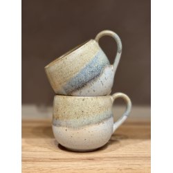 Krus m. hank, Sand/creme