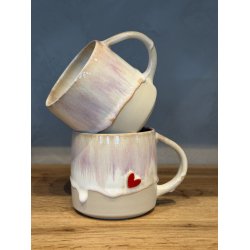 Valentines krus - Peach Melba &hearts;️