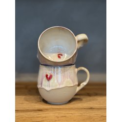 Valentines krus - Peach Melba &hearts;️