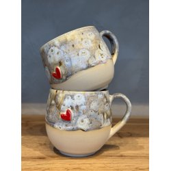 Valentines krus - Perlemor &hearts;️