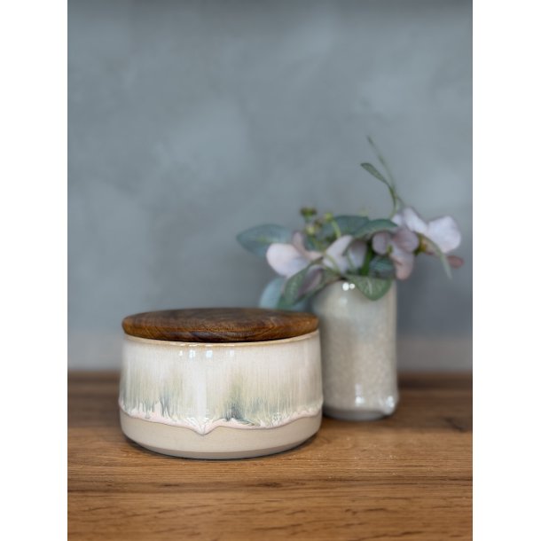 Krukke m. l�g, Oliven