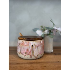 Krukke m. l�g, Daggry (med hul til ske)