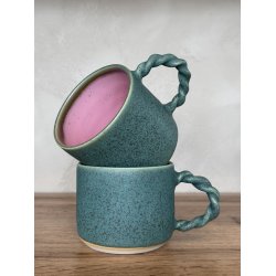 Krus m. hank, Pink/Deep ocean